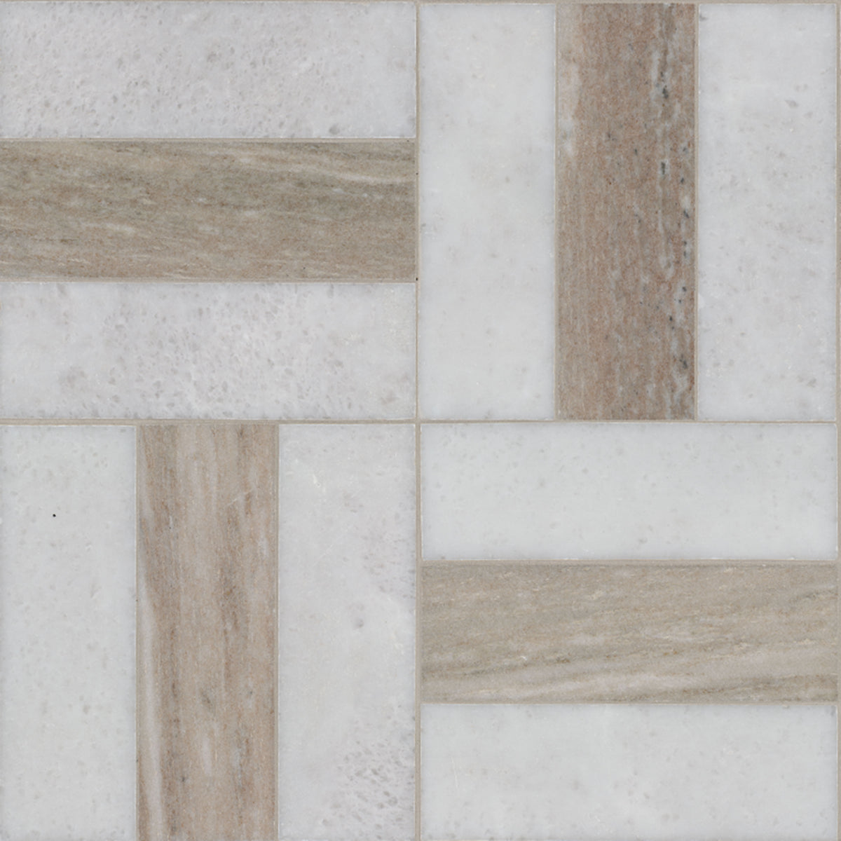 MSI Winslow Weave Polished Marble mosaic (SMOT-WINWEA-POL10MM) – MSI product image