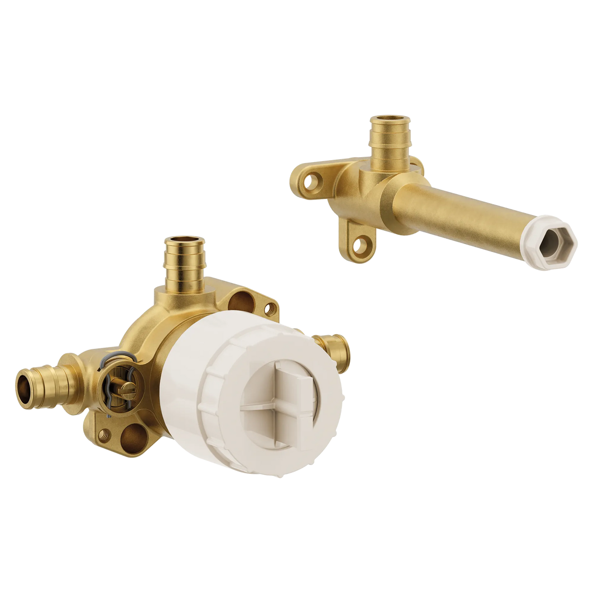 Moen M-Pact Wallmount Tub Filler 1/2" CC/IPS Cold Expansion Pex Connection WMV130CXS in Chrome (WMV130CXS) - view 2