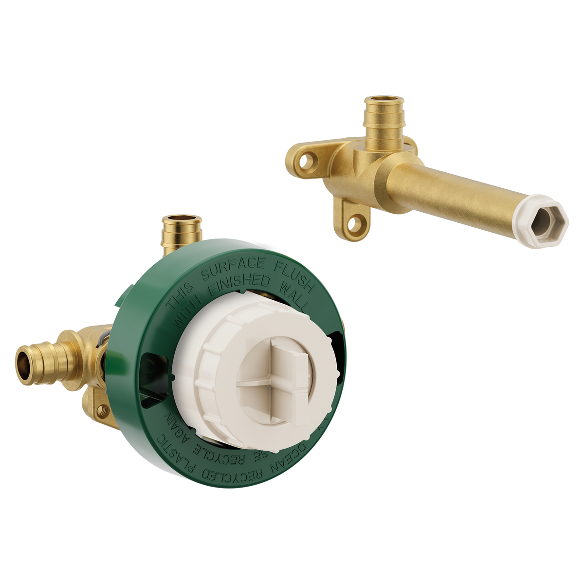 Moen M-Pact Wallmount Tub Filler 1/2" CC/IPS Cold Expansion Pex Connection WMV130CXS in Chrome (WMV130CXS)