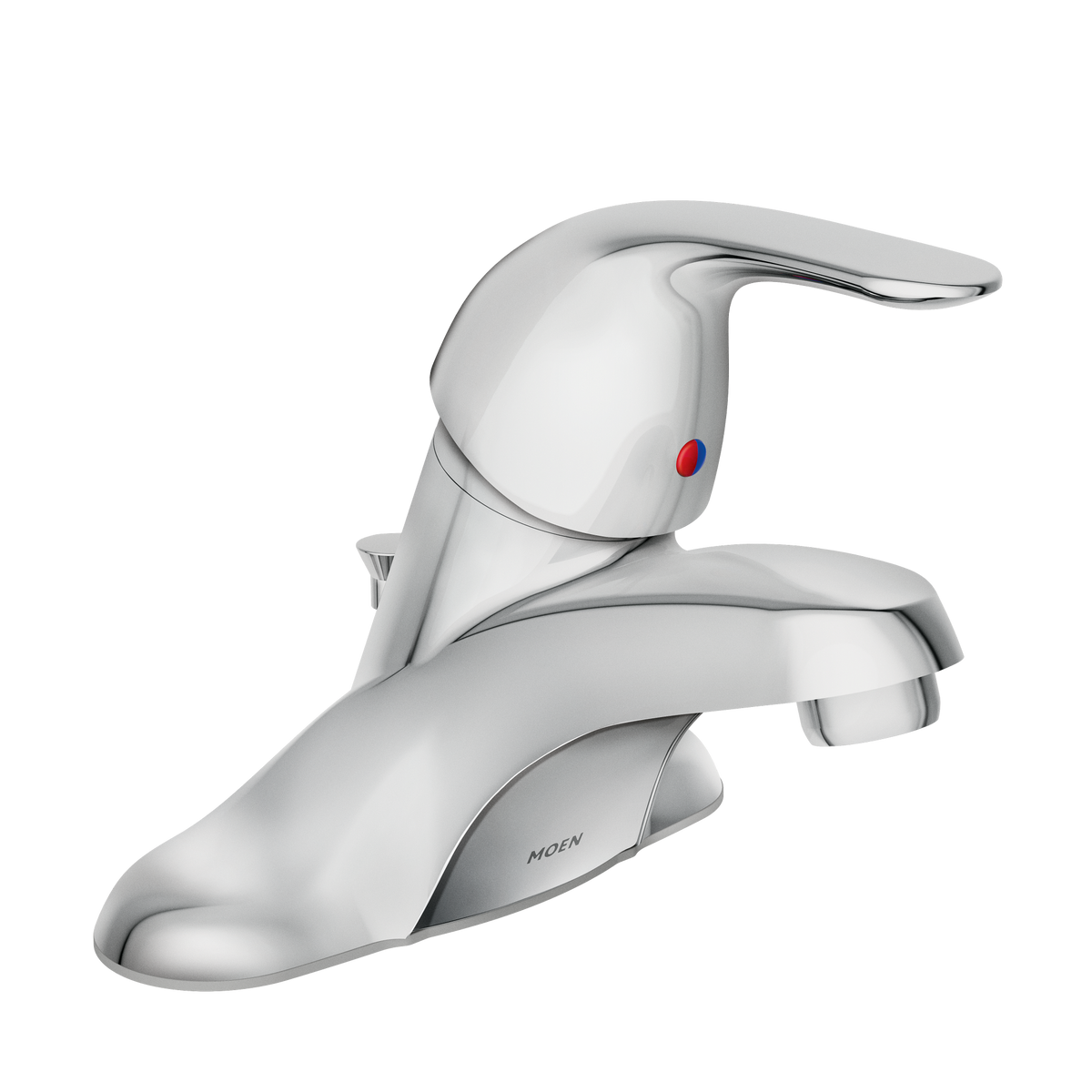 Moen Adler Single-Handle Low-Arc Bathroom Faucet WS84503 in Chrome (WS84503)