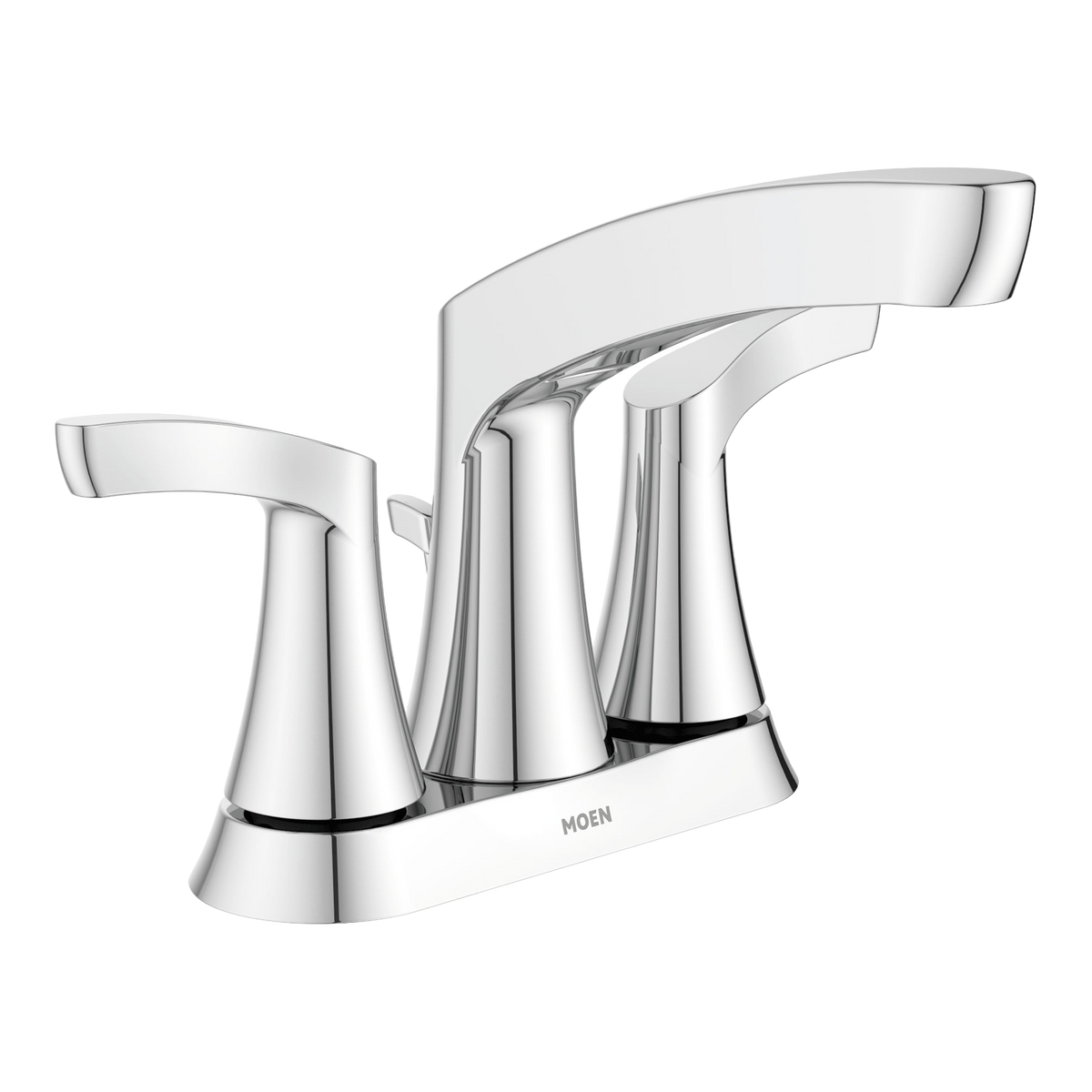 Moen Danika Two-Handle High-Arc Bathroom Faucet WS84633 in Chrome (WS84633)