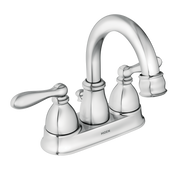 Moen Caldwell Two-Handle High-Arc Bathroom Faucet WS84667 in Chrome (WS84667)