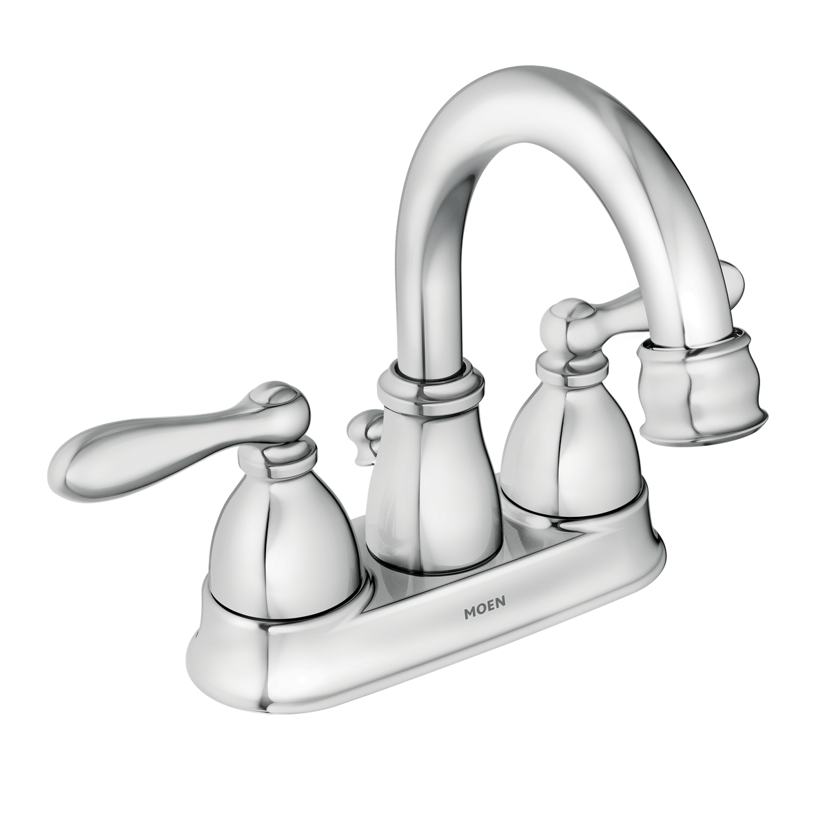 Moen Caldwell Two-Handle High-Arc Bathroom Faucet WS84667 in Chrome (WS84667)