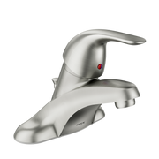 Moen Adler Single-Handle Low-Arc Bathroom Faucet WSL84502 in Spot Resist Brushed Nickel (WSL84502SRN)