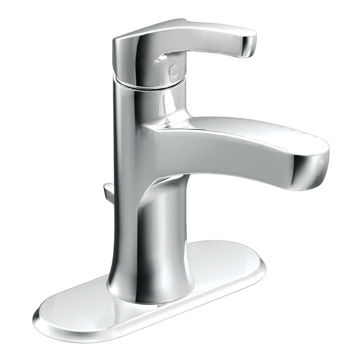 Moen Danika Single-Handle High-Arc Bathroom Faucet WSL84733 in Chrome (WSL84733)