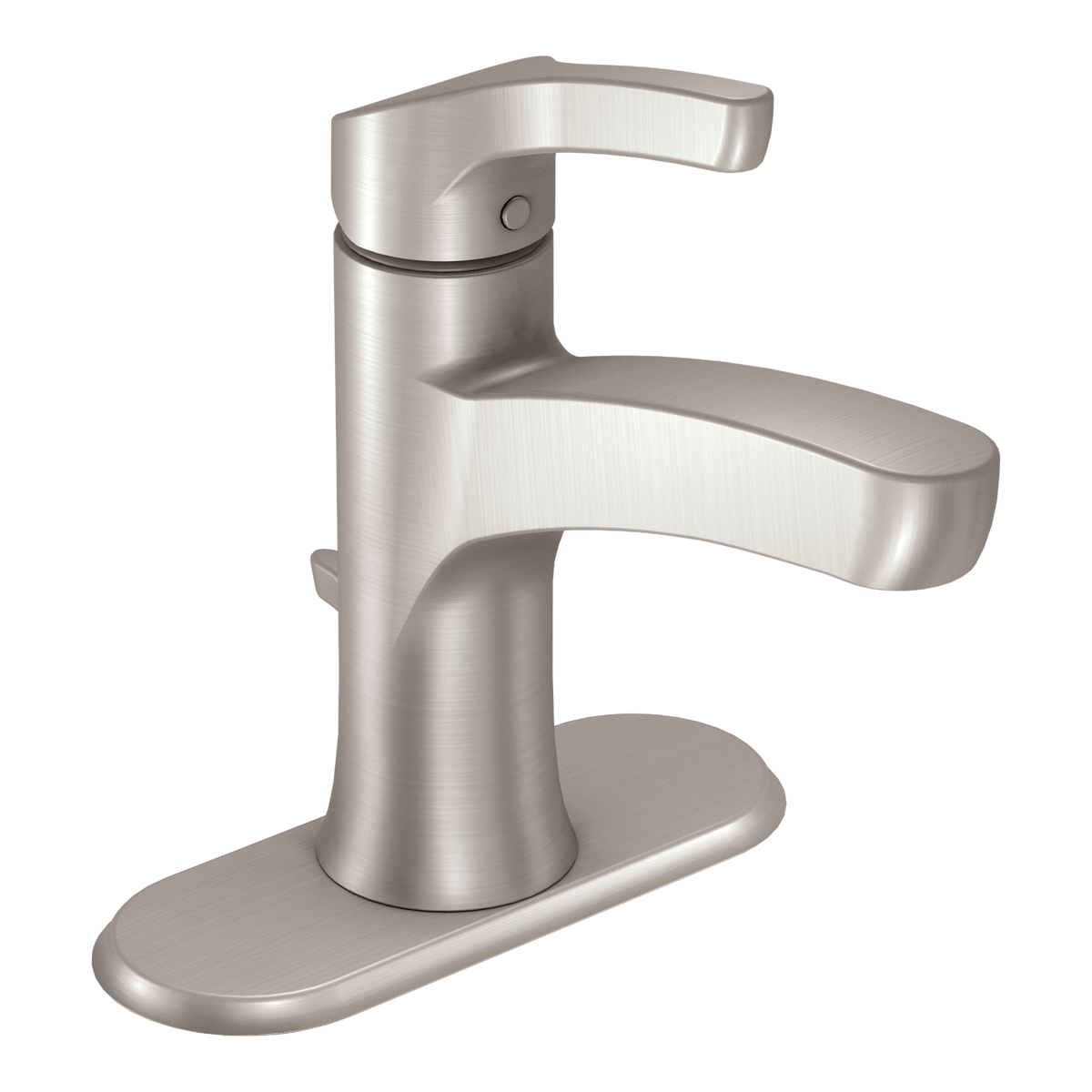 Moen Danika Single-Handle High-Arc Bathroom Faucet WSL84733 in Spot Resist Brushed Nickel (WSL84733SRN)