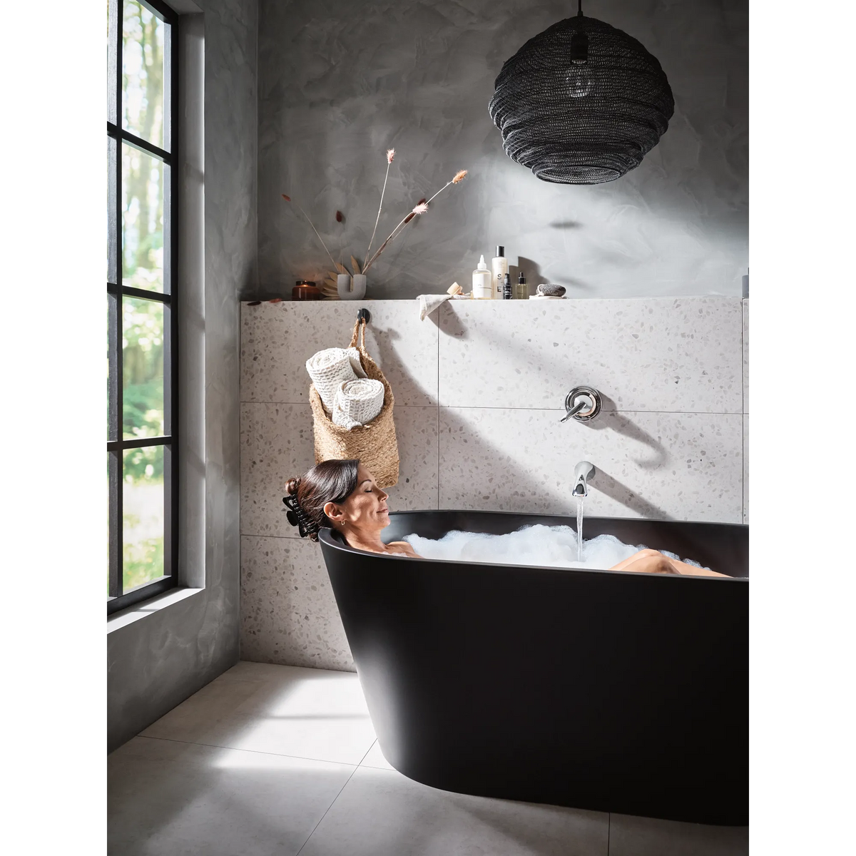 Moen Glyde Single-Handle Non-Diverter Wall-Mount Tub Filler WT371 in Chrome (WT371) - view 12