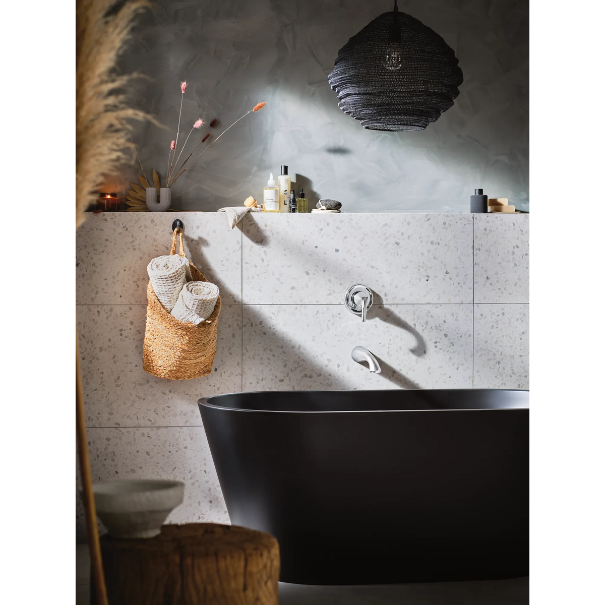 Moen Glyde Single-Handle Non-Diverter Wall-Mount Tub Filler WT371 in Chrome (WT371) - view 5