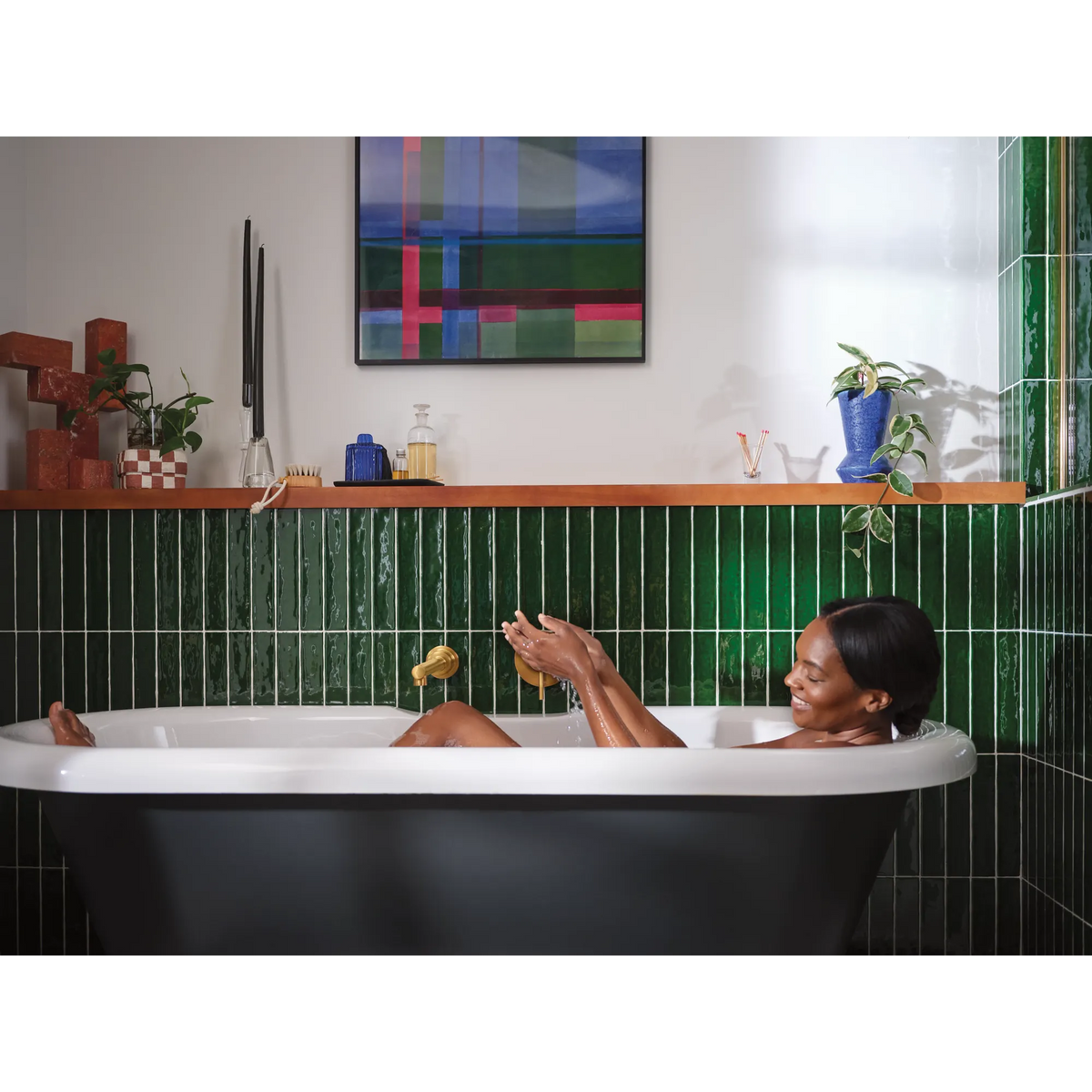 Moen Align Single-Handle Non-Diverter Wall-Mount Tub Filler WT391 in Brushed Gold (WT391BG) - view 12
