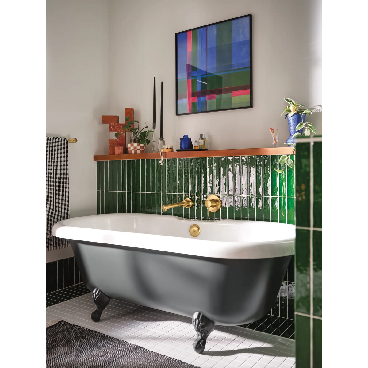 Moen Align Single-Handle Non-Diverter Wall-Mount Tub Filler WT391 in Brushed Gold (WT391BG) - view 7