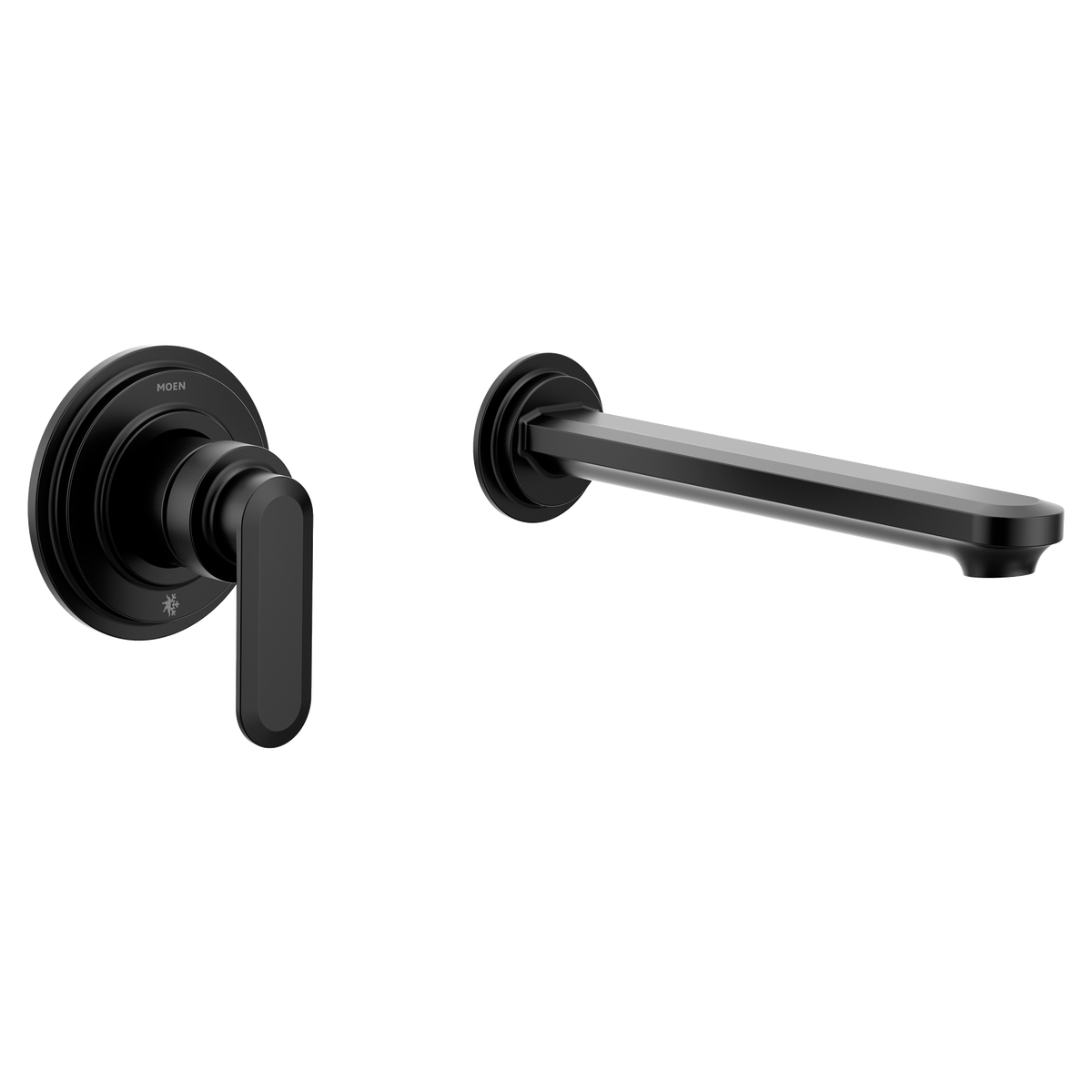 Moen Greenfield Single-Handle Non-Diverter Tub Filler WT621 in Matte Black (WT621BL)
