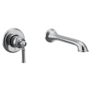 Moen Dartmoor Single-Handle Non-Diverter Wall-Mount Tub Filler WT681 in Chrome (WT681)