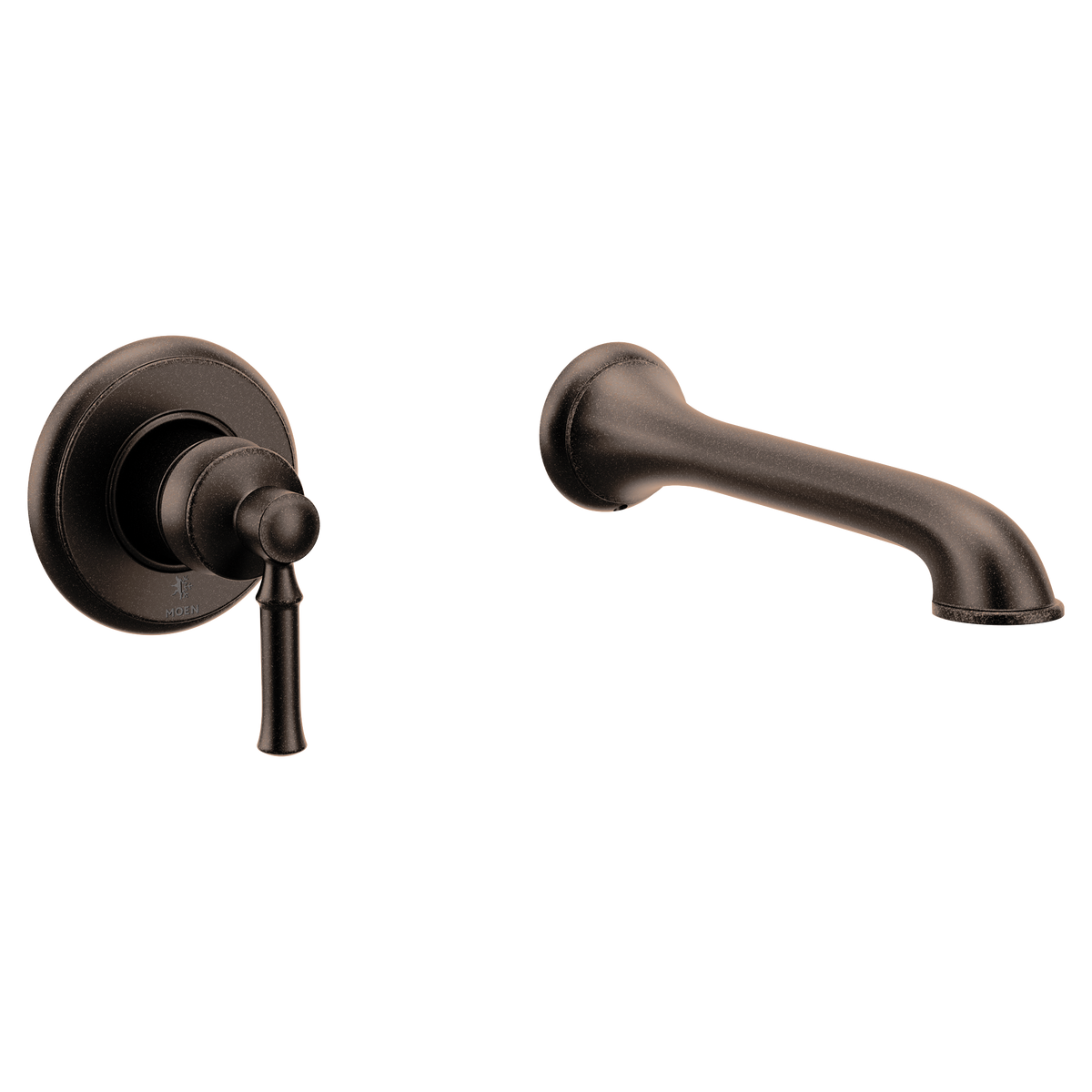 Moen Dartmoor Single-Handle Non-Diverter Wall-Mount Tub Filler WT681 in Oil Rubbed Bronze (WT681ORB)