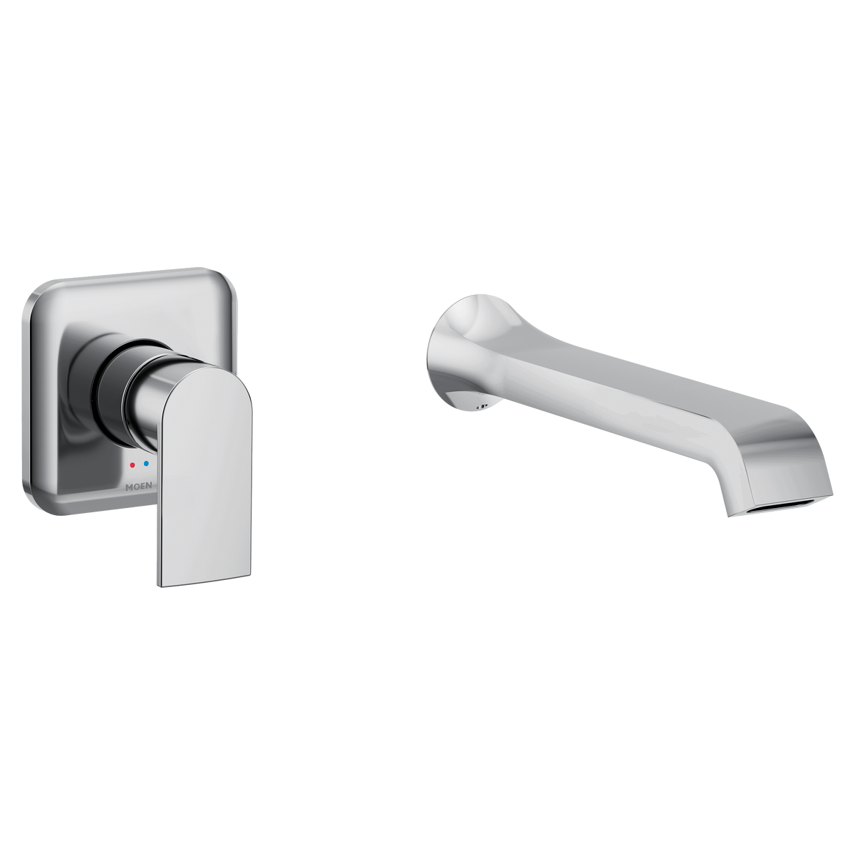 Moen Genta LX Single-Handle Non-Diverter Wall-Mount Tub Filler WT901 in Chrome (WT901)