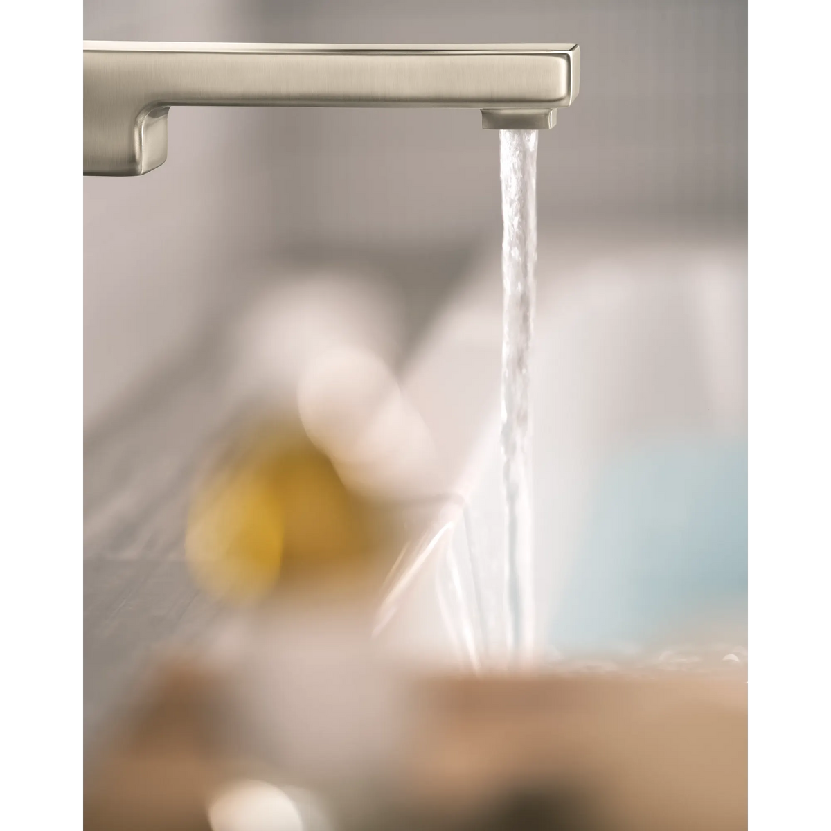 Moen 90 Degree Single-Handle Non-Diverter Wall-Mount Tub Filler WTS911 in Brushed Nickel (WTS911BN) - view 9