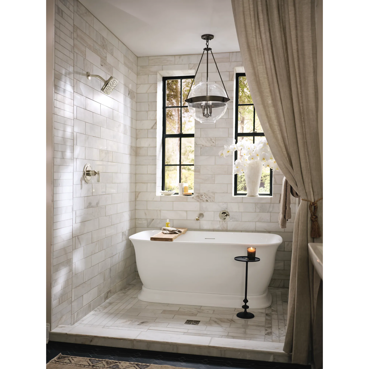 Moen Flara Single-Handle Non-Diverter Wall-Mount Tub Filler WTS921 in Polished Nickel (WTS921NL) - view 8