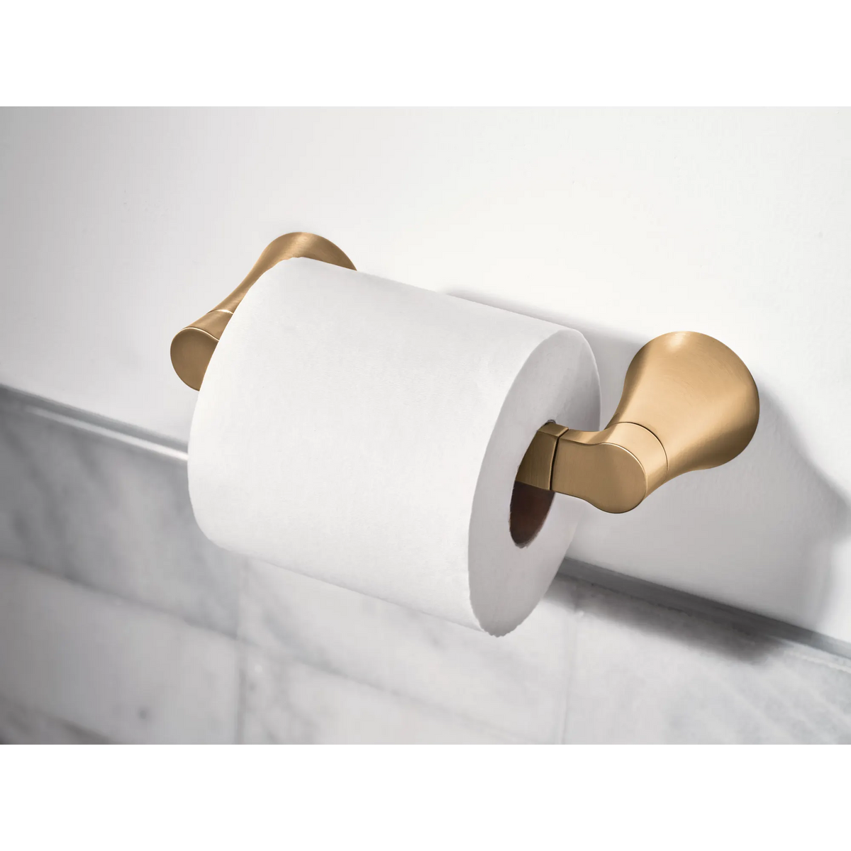 Moen Mikah Pivoting Paper Holder Y0708 in Bronzed Gold (Y0708BZG) - view 4