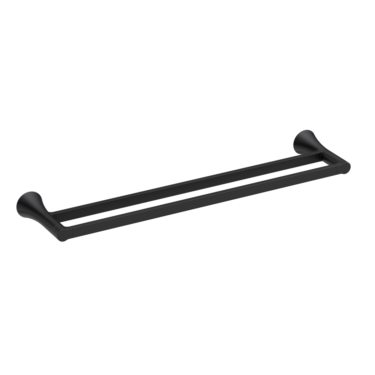 Moen Mikah 24" Double Towel Bar Y0722 in Matte Black (Y0722BL)