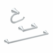 Moen Mikah Pivoting Paper Holder Towel Bar Towel Ring Y0733 in Chrome (Y0733CH)