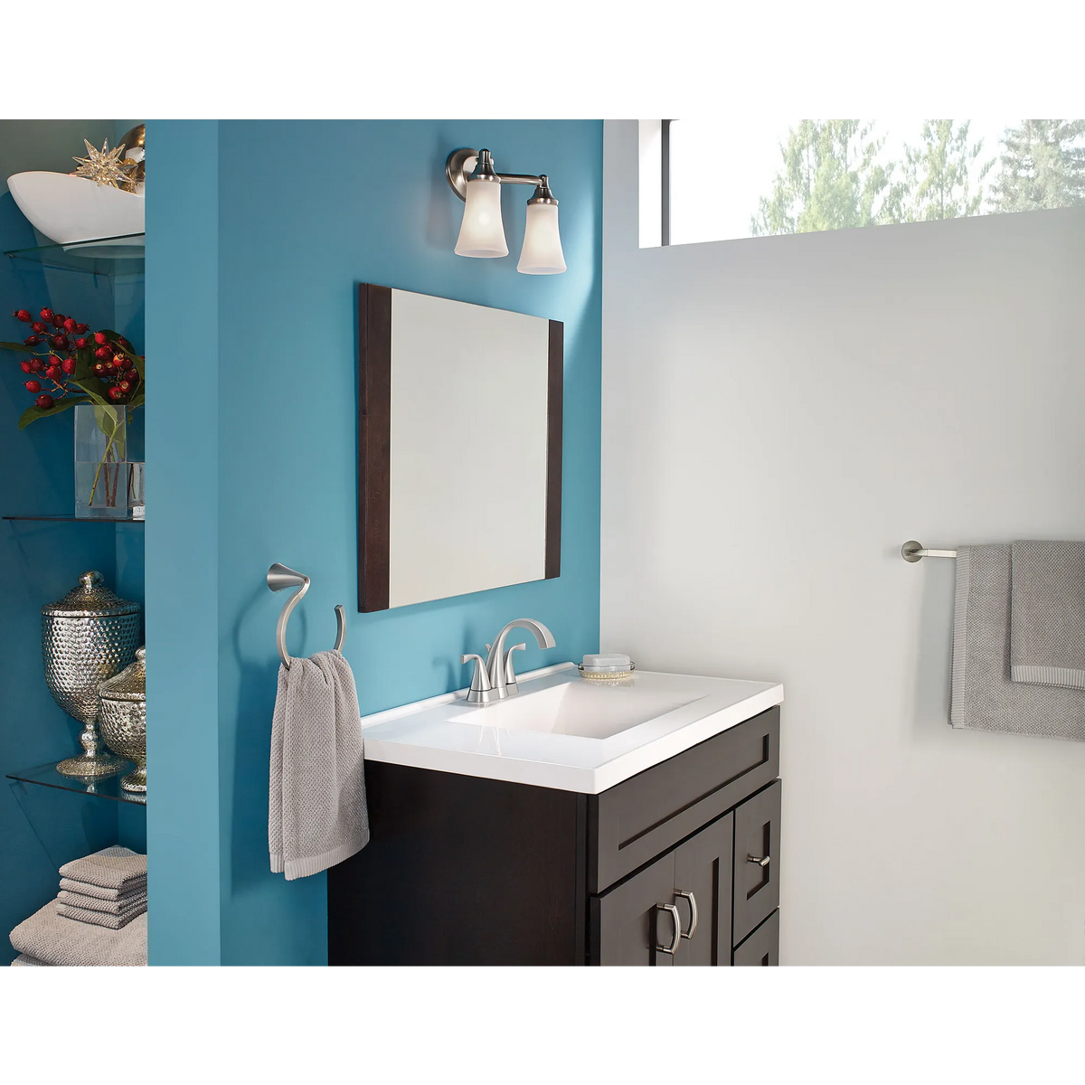 Moen Eva Bath Light YB2862 in Brushed Nickel (YB2862BN) - view 10