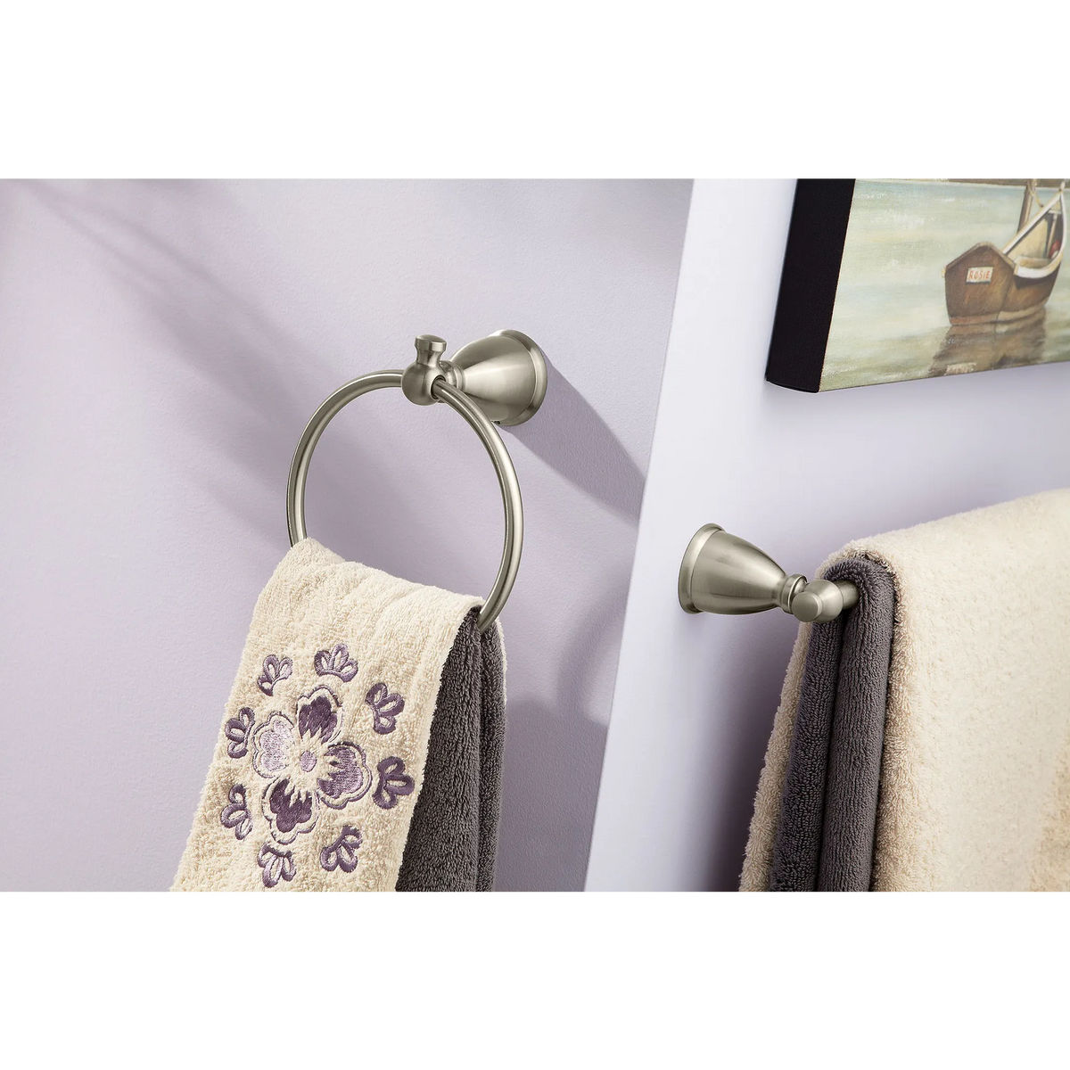 Moen Caldwell 24" Towel Bar Y3124 in Mediterranean Bronze (Y3124BRB) - view 3