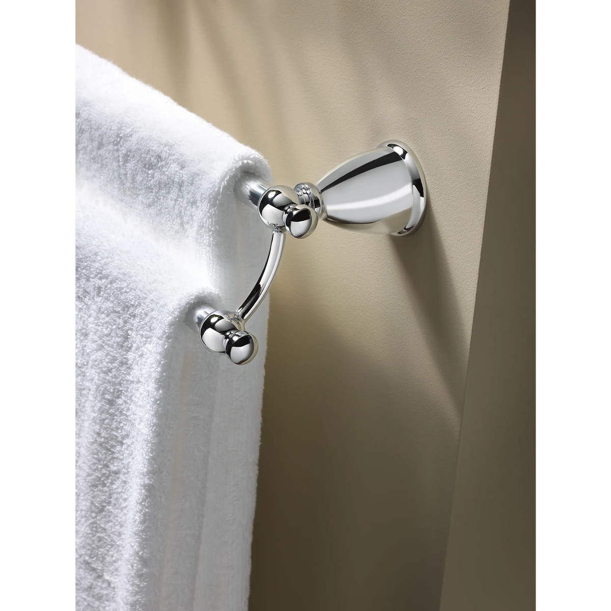 Moen Caldwell 24" Double Towel Bar Y3122 in Mediterranean Bronze (Y3122BRB) - view 4
