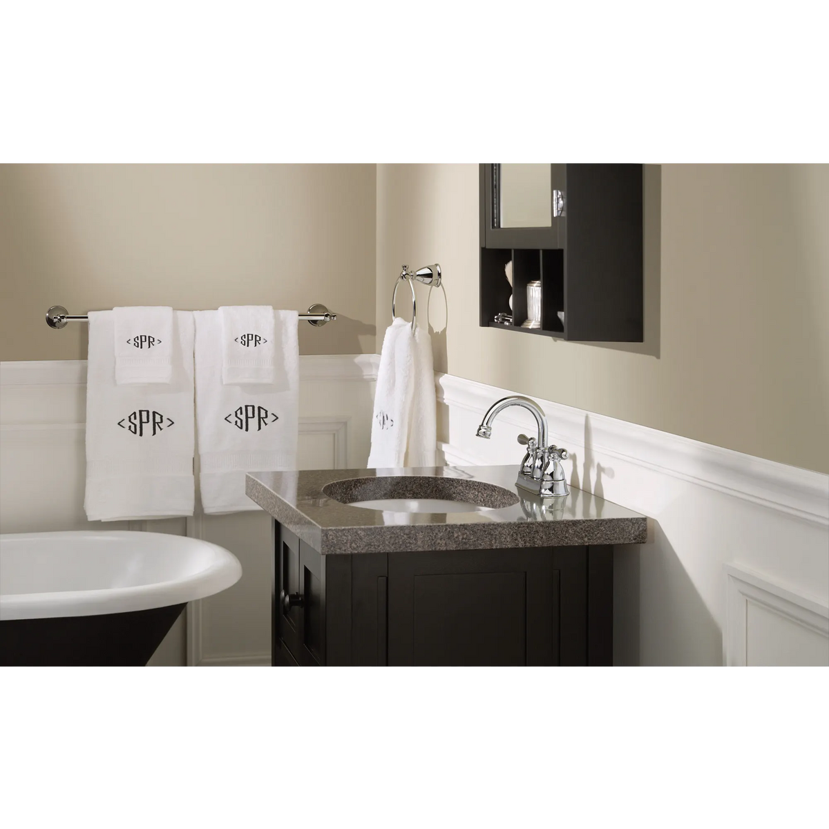 Moen Caldwell Two-Handle High-Arc Bathroom Faucet WS84667 in Chrome (WS84667) - view 2