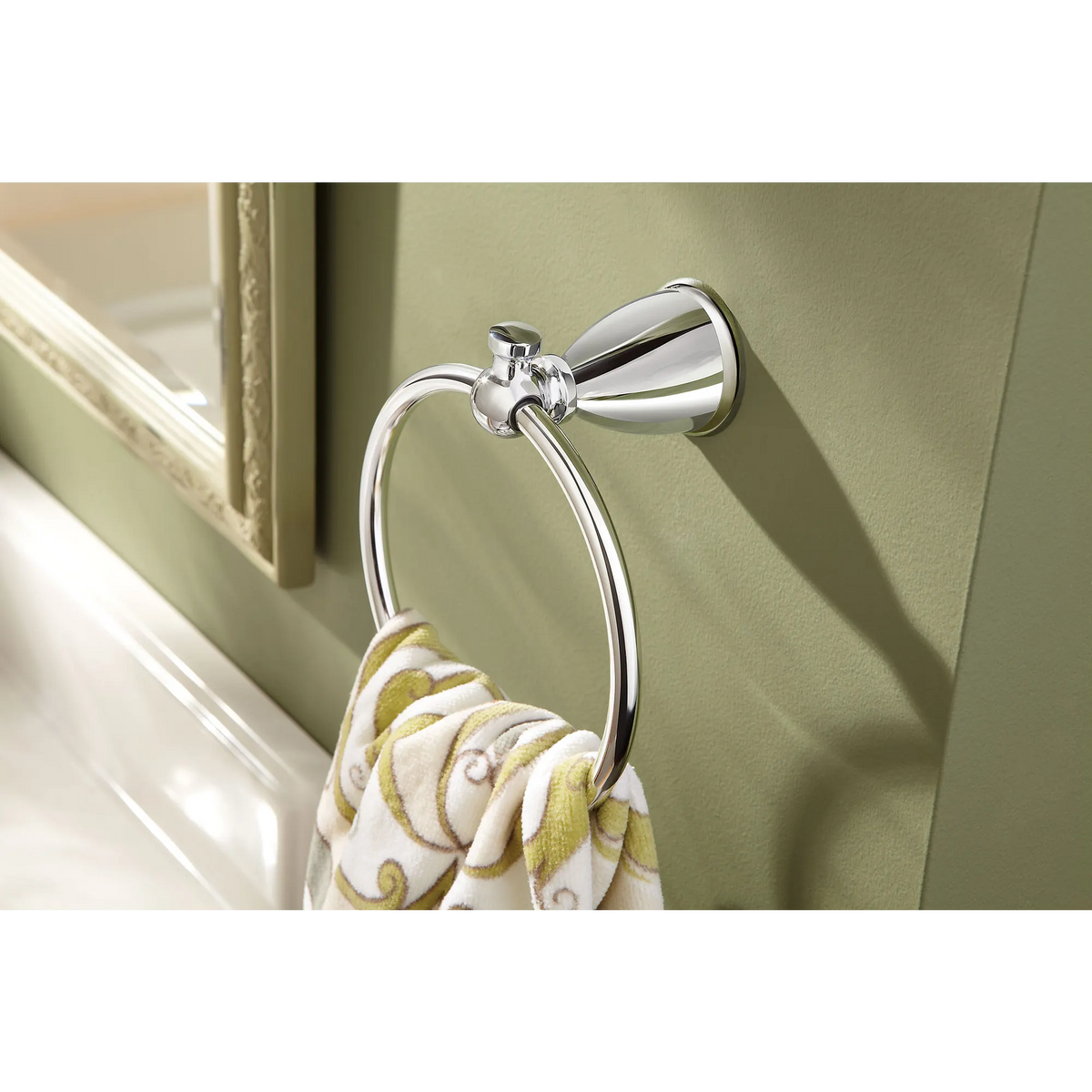 Moen Caldwell Towel Ring Y3186 in Mediterranean Bronze (Y3186BRB) - view 9