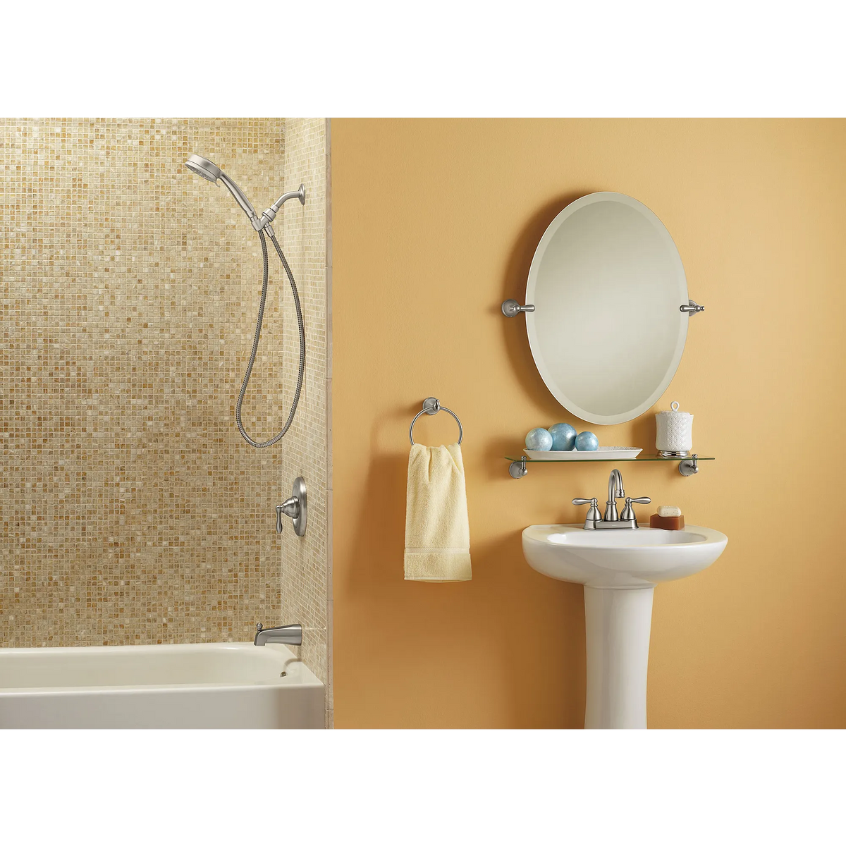 Moen Caldwell Eco-Performance Handheld Shower 26015 in Spot Resist Brushed Nickel (26015SRN) - view 3