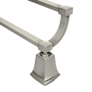 Moen Boardwalk 24" Double Towel Bar Y3222 in Brushed Nickel (Y3222BN)