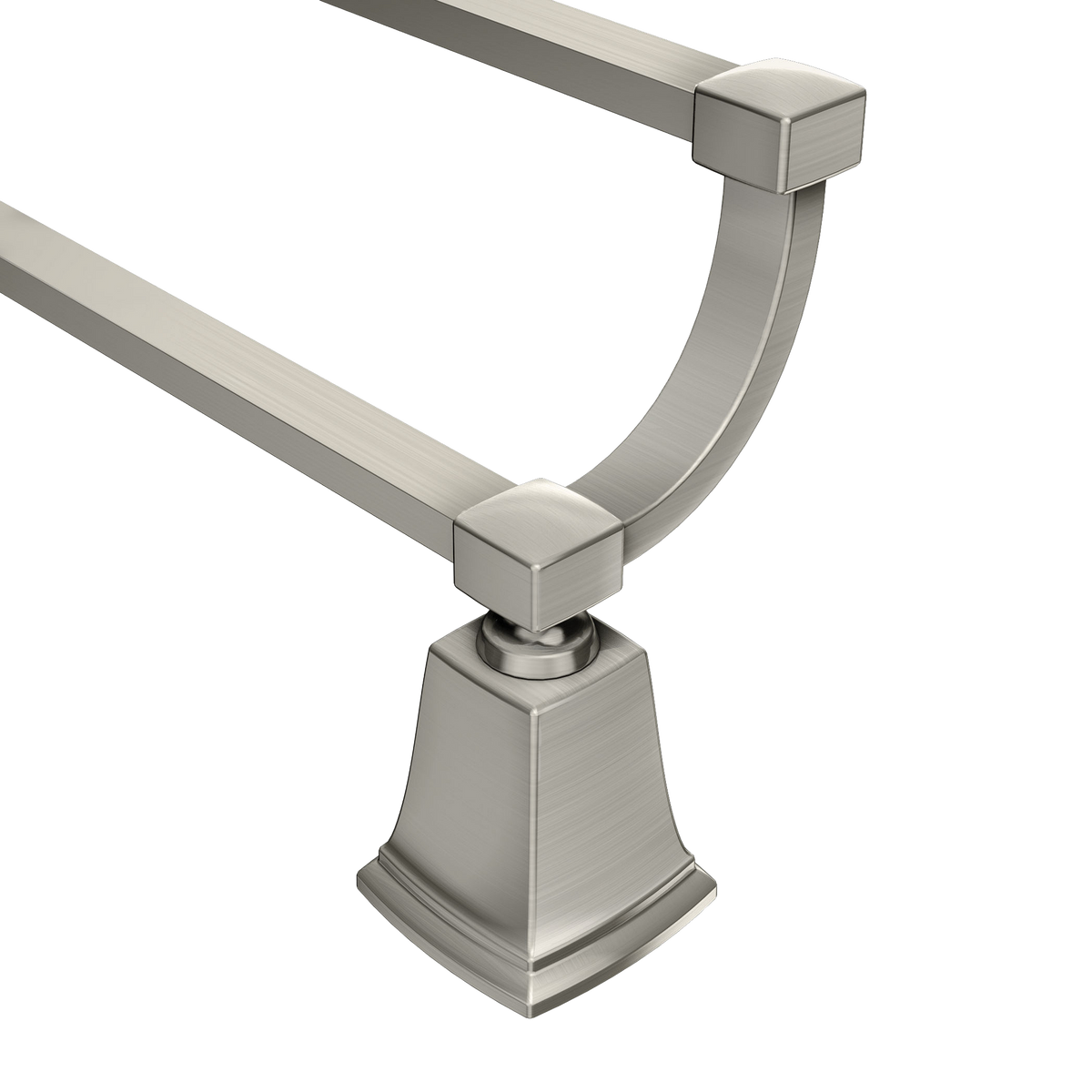 Moen Boardwalk 24" Double Towel Bar Y3222 in Brushed Nickel (Y3222BN)