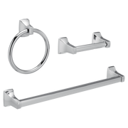 Moen Adler Spring Loaded Paper Holder Towel Bar/Towel Ring YB0193 in Chrome (YB0193CH)