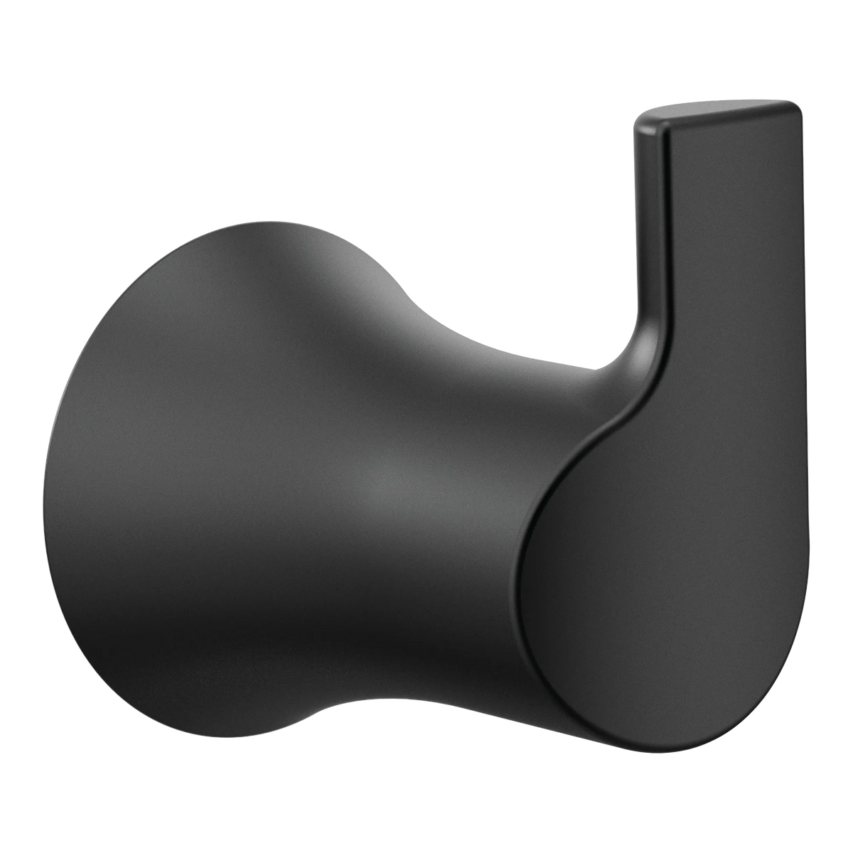 Moen Doux Single Robe Hook YB0203 in Matte Black (YB0203BL) - view 2