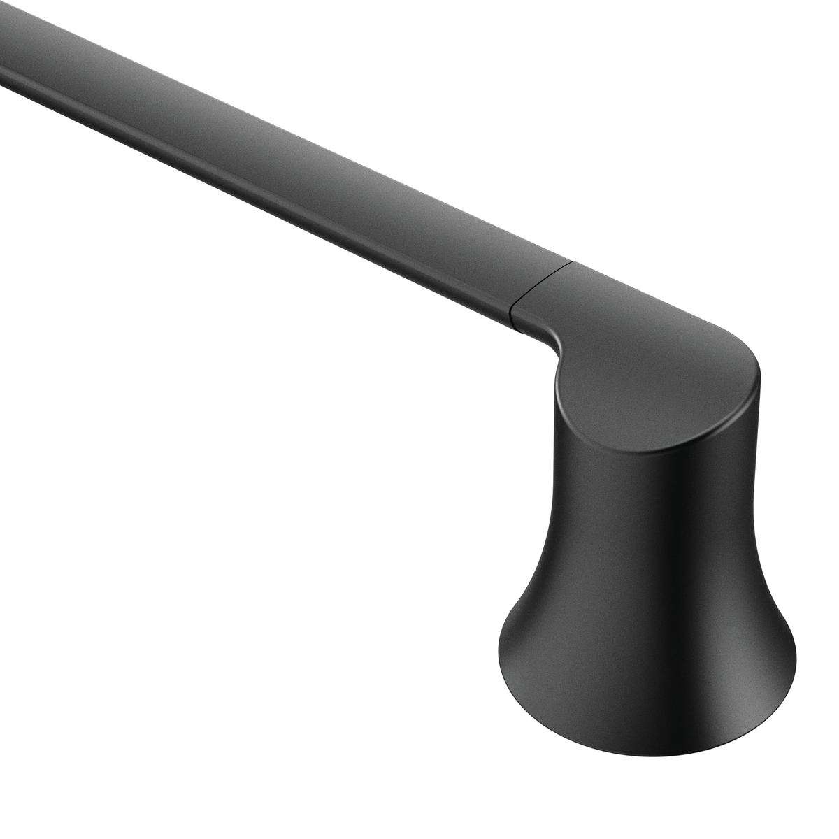 Moen Doux 24" Towel Bar YB0224 in Matte Black (YB0224BL)