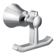 Moen Flara Double Robe Hook YB0303 in Chrome (YB0303CH)