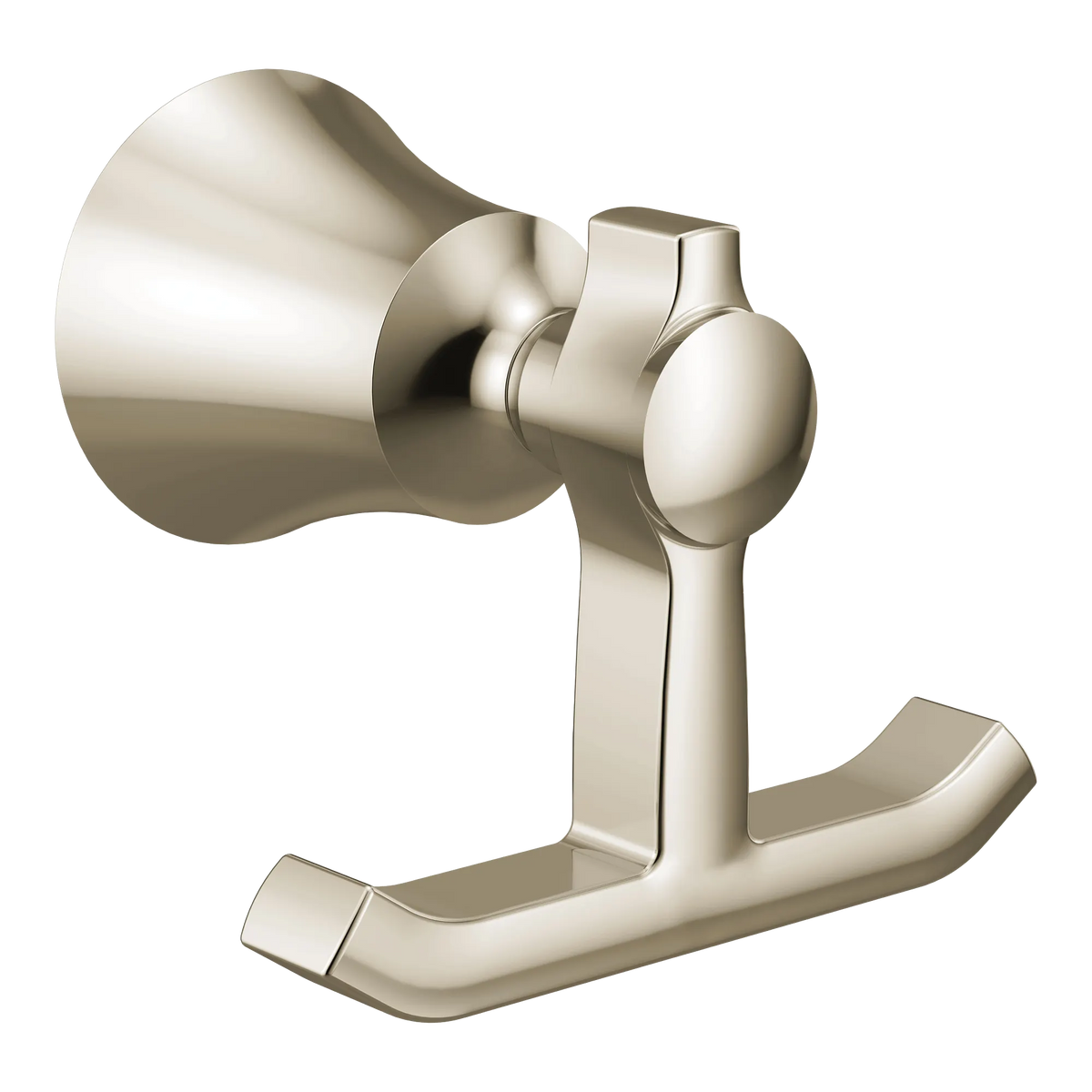 Moen Flara Double Robe Hook YB0303 in Polished Nickel (YB0303NL) - view 2