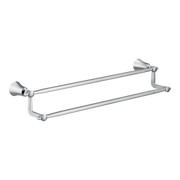 Moen Flara 24" Double Towel Bar YB0322 in Chrome (YB0322CH) - view 2
