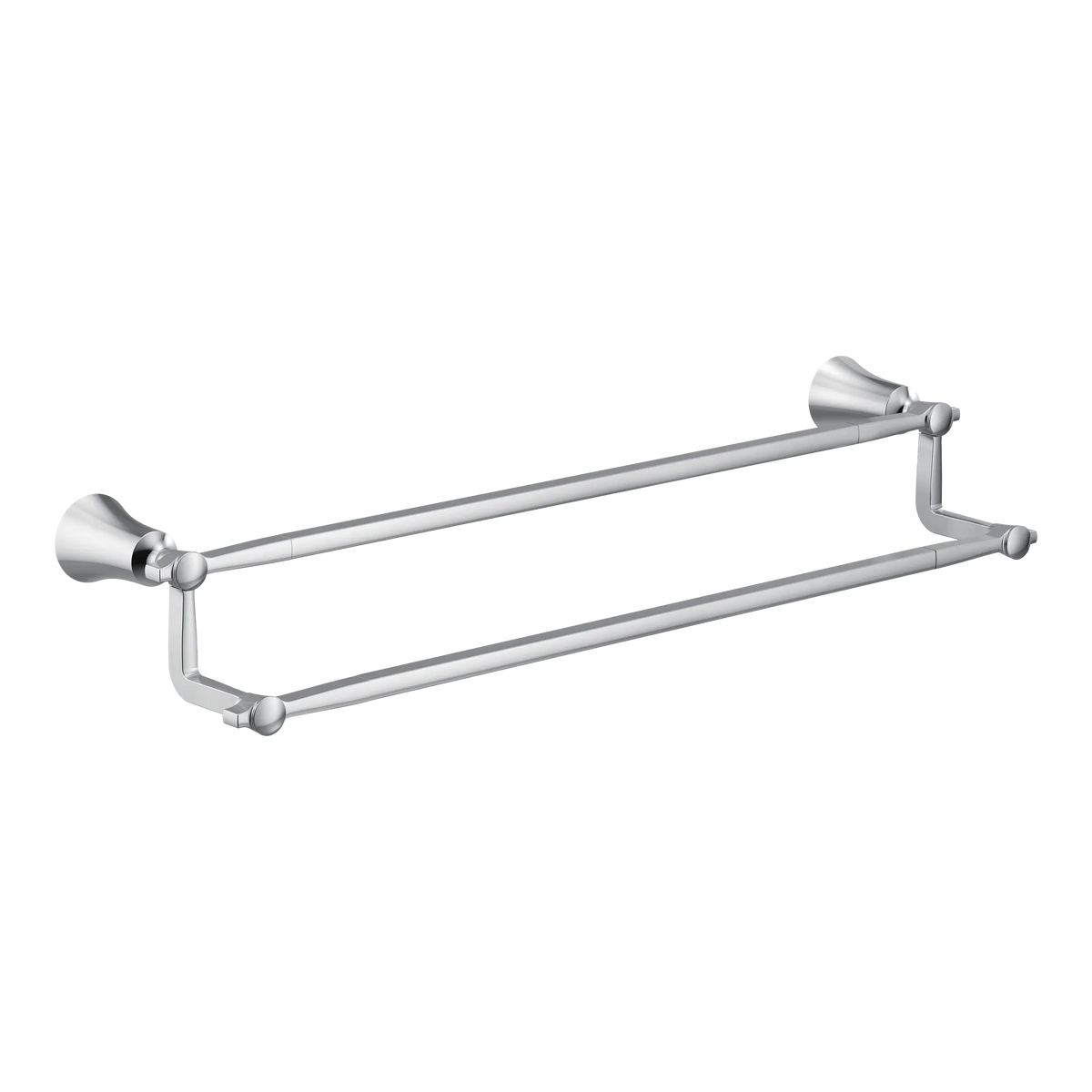 Moen Flara 24" Double Towel Bar YB0322 in Chrome (YB0322CH) - view 2