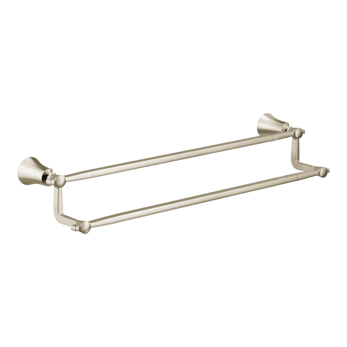 Moen Flara 24" Double Towel Bar YB0322 in Polished Nickel (YB0322NL) - view 2