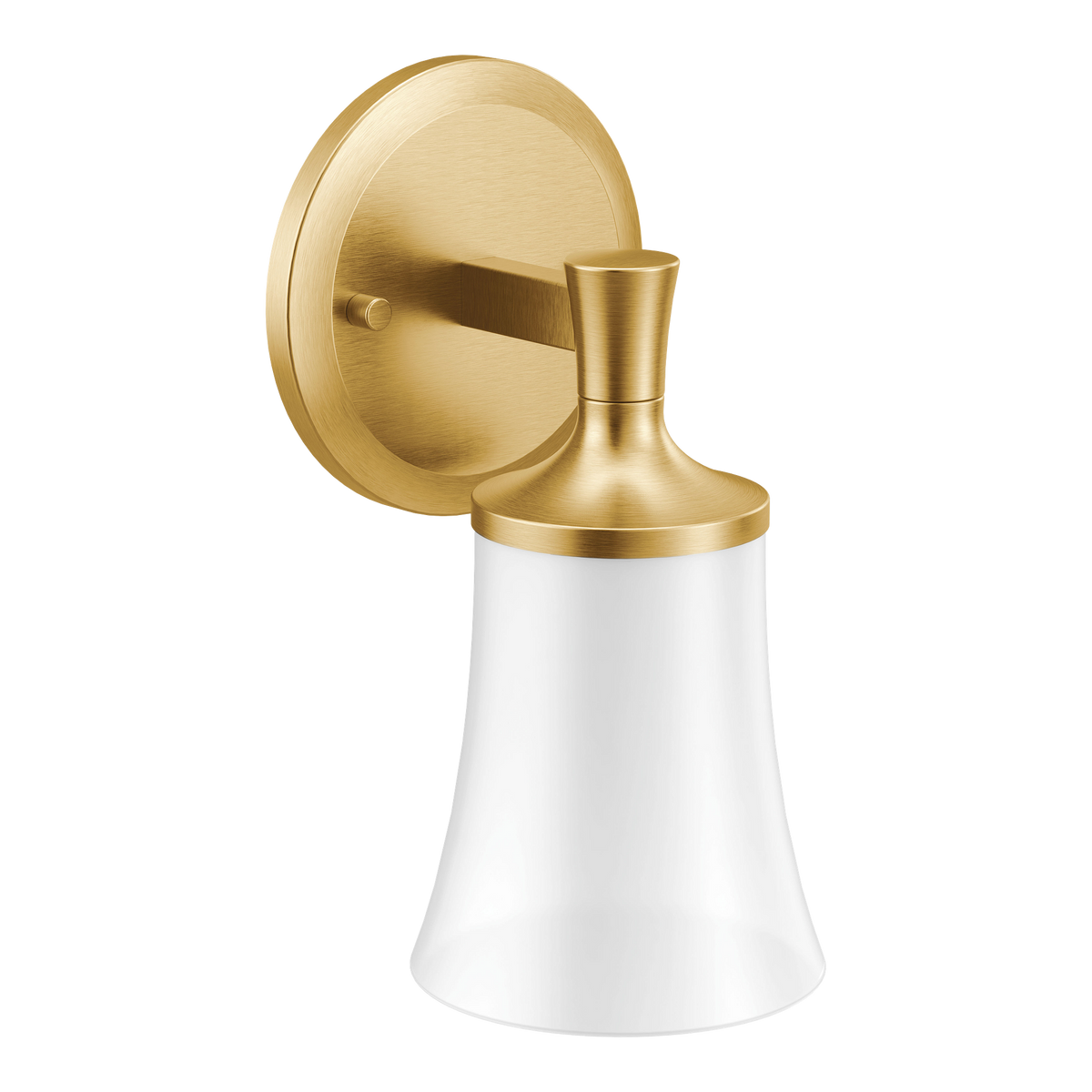 Moen Flara One Globe Bath Light YB0361 in Brushed Gold (YB0361BG)