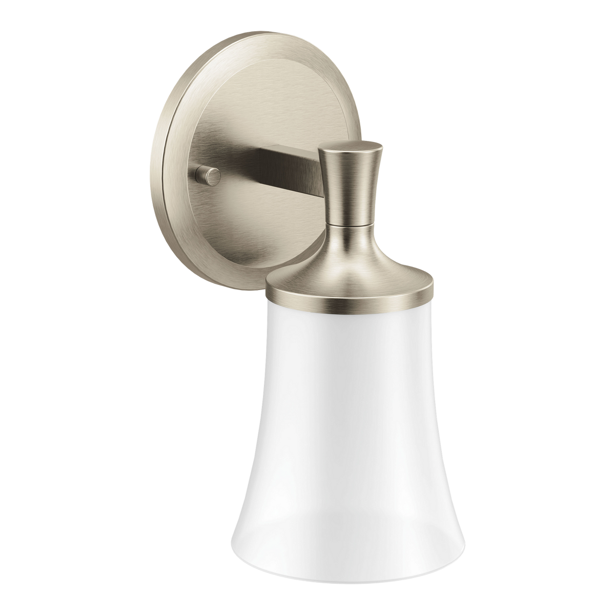 Moen Flara One Globe Bath Light YB0361 in Brushed Nickel (YB0361BN)