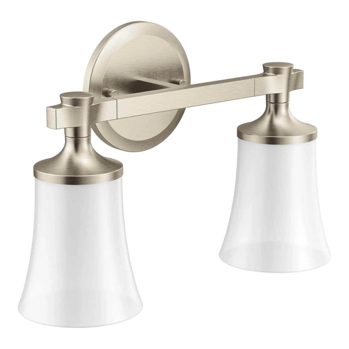 Moen Flara Two Globe Bath Light YB0362 in Brushed Nickel (YB0362BN) - view 2