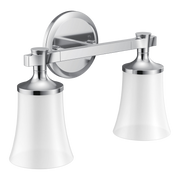 Moen Flara Two Globe Bath Light YB0362 in Chrome (YB0362CH)