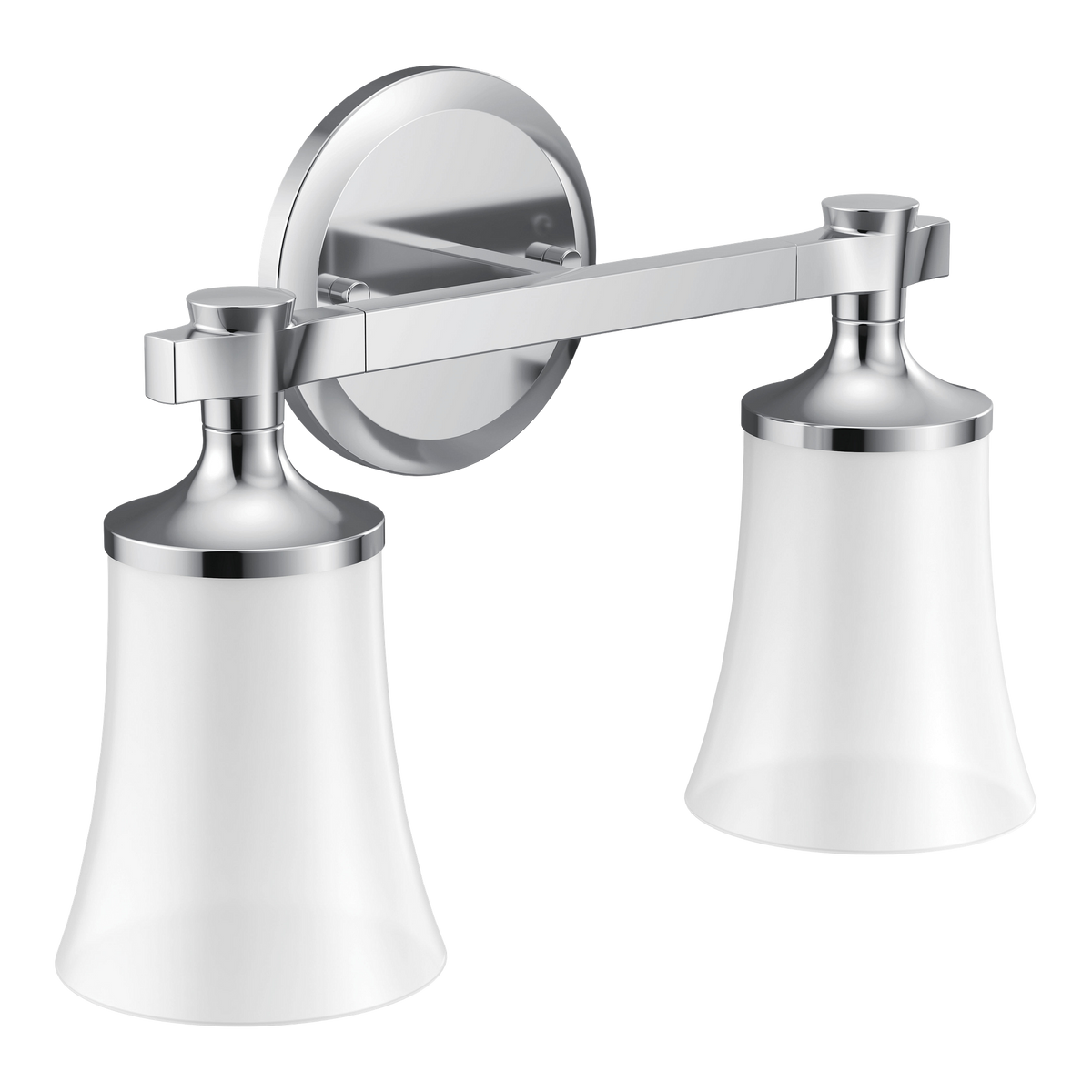 Moen Flara Two Globe Bath Light YB0362 in Chrome (YB0362CH)
