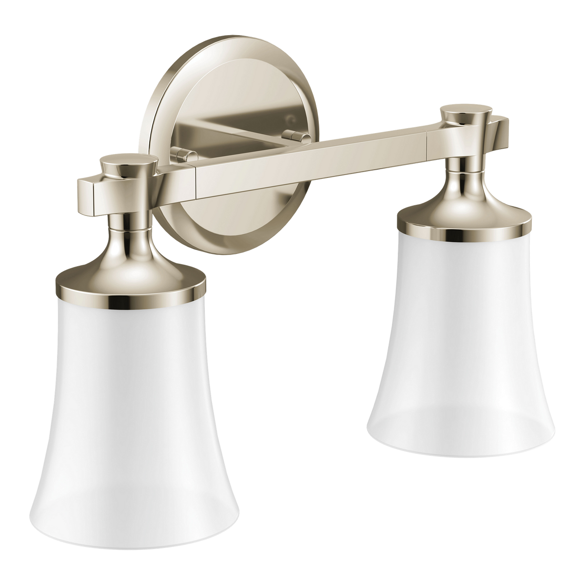 Moen Flara Two Globe Bath Light YB0362 in Polished Nickel (YB0362NL)