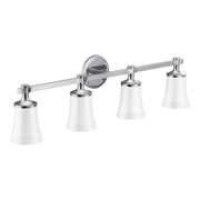 Moen Flara Four Globe Bath Light YB0364 in Chrome (YB0364CH)