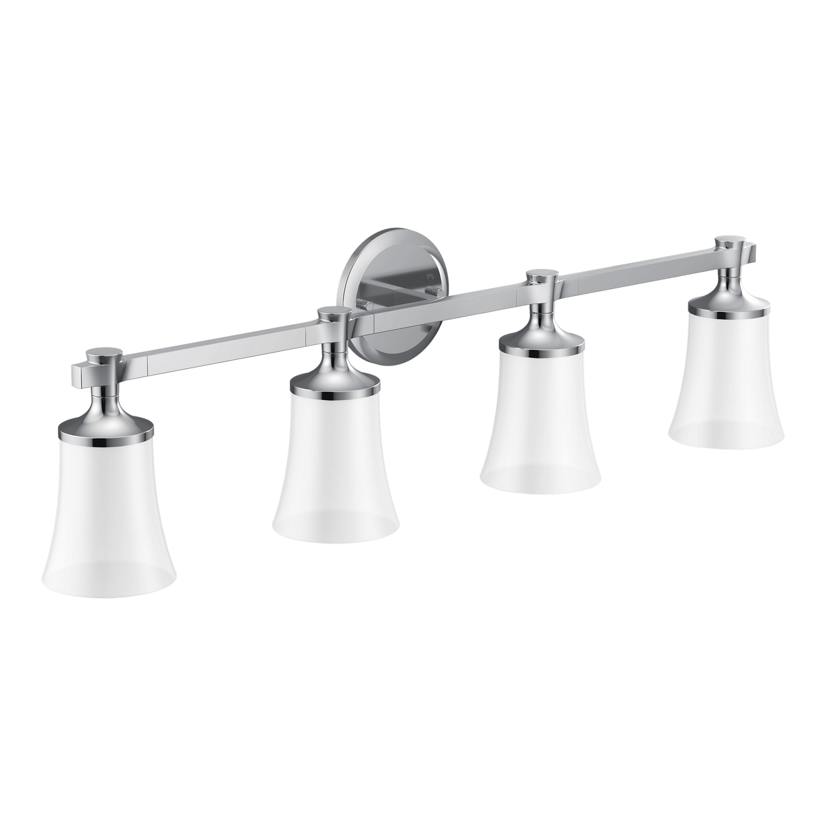 Moen Flara Four Globe Bath Light YB0364 in Chrome (YB0364CH)