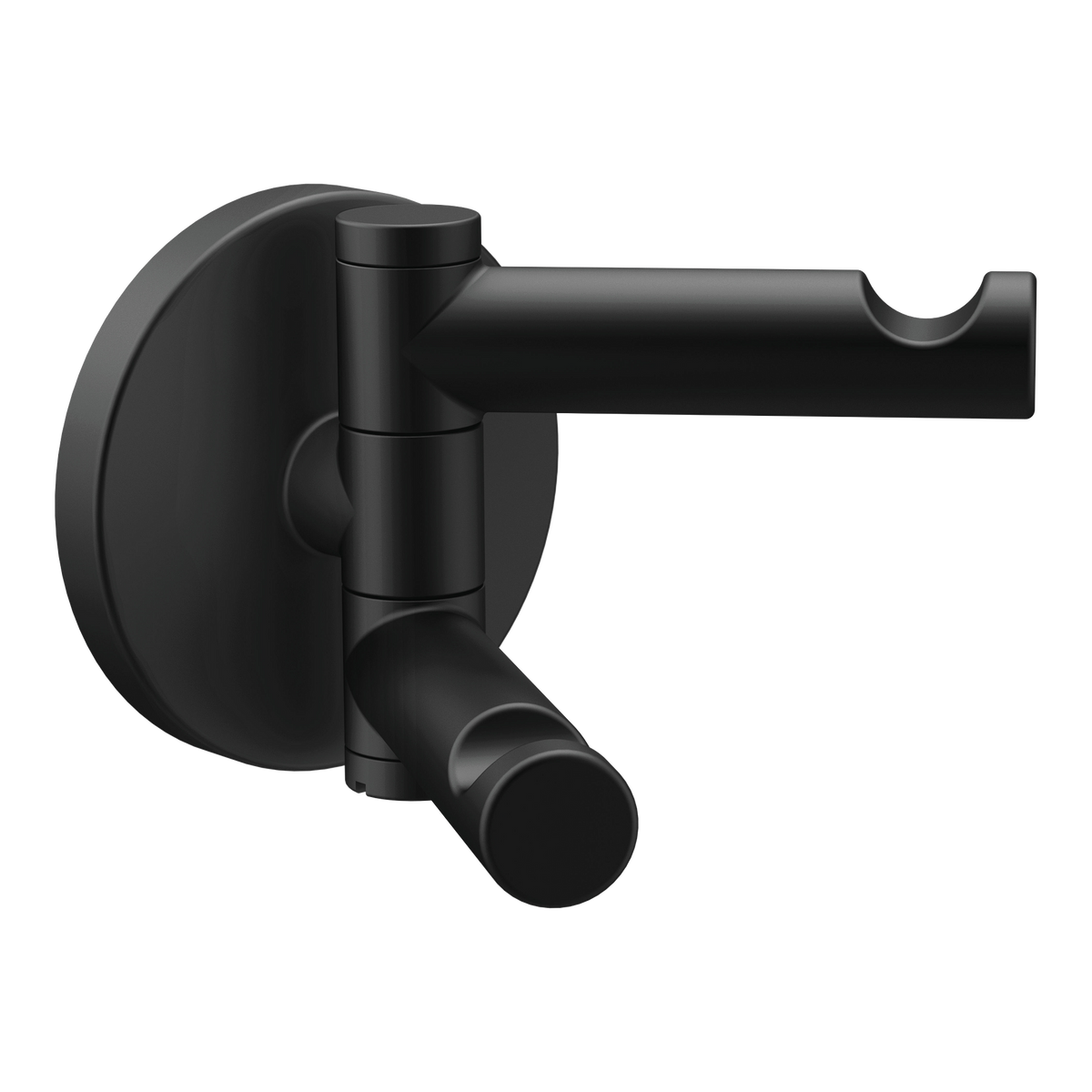 Moen Align Double Robe Hook YB0402 in Matte Black (YB0402BL)