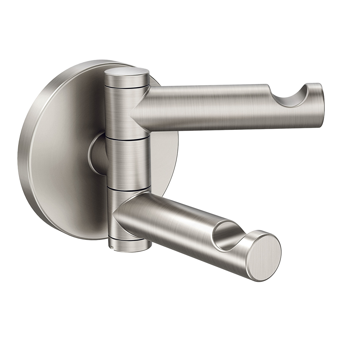 Moen Align Double Robe Hook YB0402 in Brushed Nickel (YB0402BN)