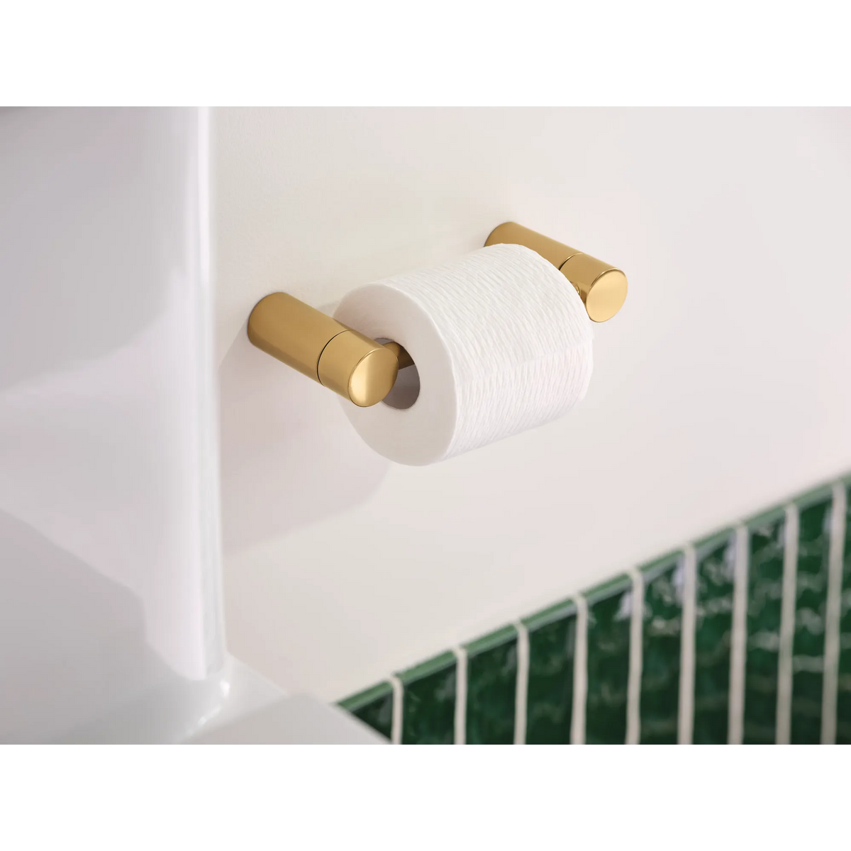 Moen Align Pivoting Toilet Paper Holder YB0408 in Brushed Gold (YB0408BG) - view 2